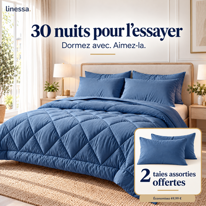 La couette sans housse, lavable en machine